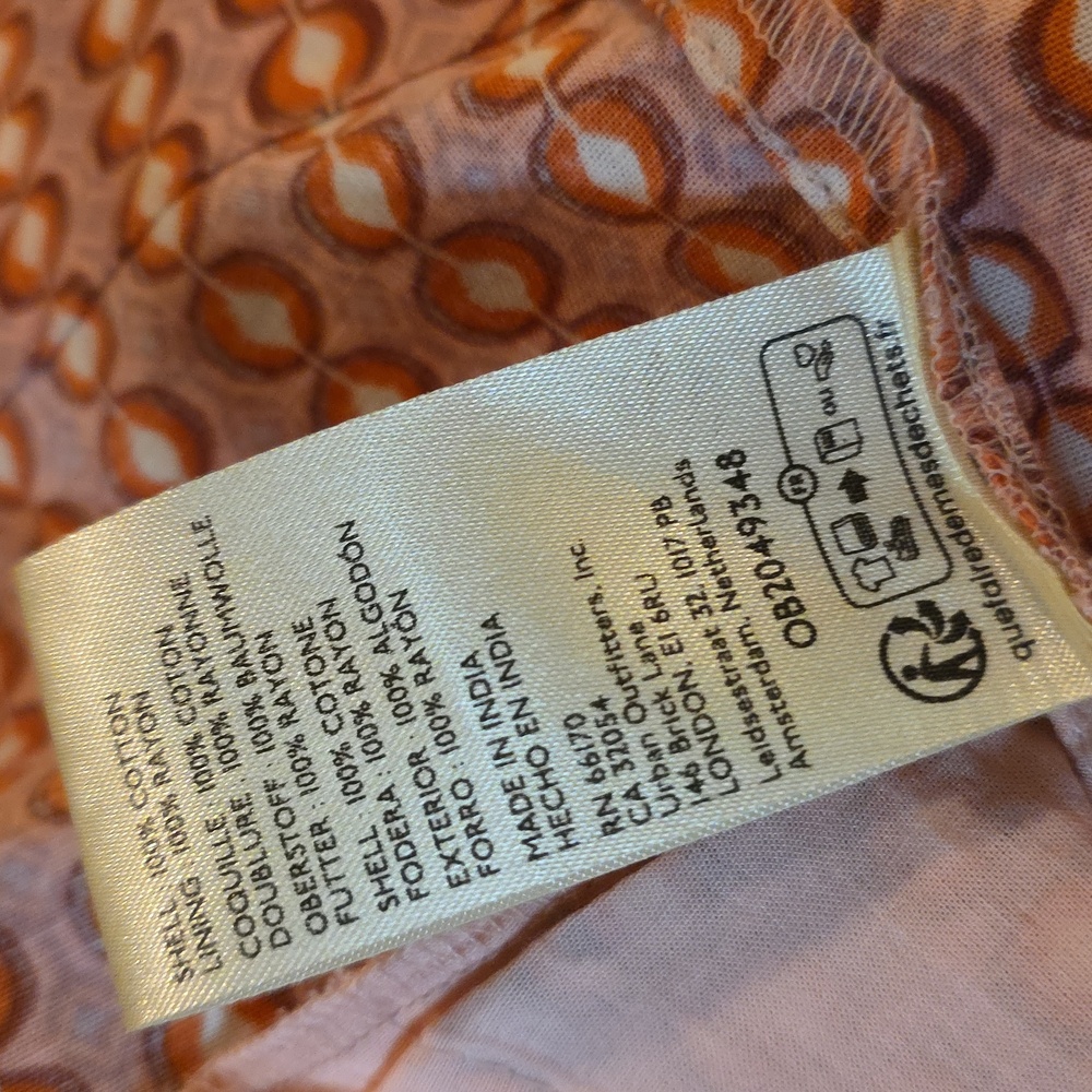 Free People Star Dip Mini Dress – Glass Roses Combo – NWT – Size S - Picture 6 of 7